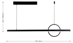 Brilagi - Lampadario LED dimmerabile NIVIO 20W 230V 3000-6000K con DO