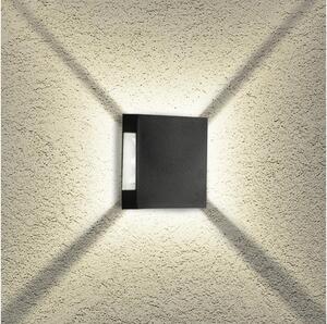 Brilagi - Applique da parete per esterni a LED QUADRAY LED/4W/230V nero IP65