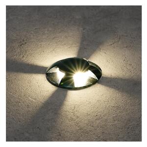Brilagi - GROUNDRAY Luce LED da esterno incassabile nel terreno, 1W, 230V, nera, IP67