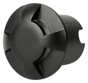 Brilagi - GROUNDRAY Luce LED da esterno incassabile nel terreno, 1W, 230V, nera, IP67