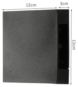 Brilagi - Applique da parete per esterni a LED QUADRAY LED/4W/230V nero IP65