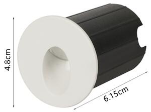 Brilagi - Lampada da incasso a LED per esterni STAIRDOT LED/2W/230V bianca IP65 rotonda