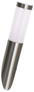 Lampada da parete esterna dimmerabile a LED LIVIA 1xE27/6W/230V IP44, finitura argento