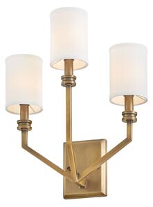 Hinkley HK-MOORE-WB3-HB - MOORE Lampada da parete 3xE14/40W/230V, oro