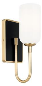 Kichler KL-SOLIA-1W-CPZB - Lampada da bagno a LED SOLIA 1xG9/3W/230V IP44, finitura oro