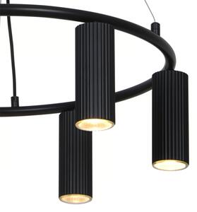 Nordlux - Lampadario a sospensione VICO 6xGU10/5W/230V nero