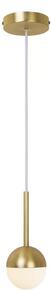 Nordlux - Lampadario su cavo CONTINA 1xG9/5W/230V ottone