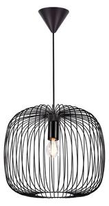 Nordlux - Lampada a sospensione BERONI con cavo 1xE27/60W/230V, nero, diam. 40 cm