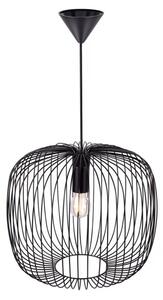 Nordlux - Lampada a sospensione BERONI con cavo 1xE27/60W/230V, nero, diam. 40 cm
