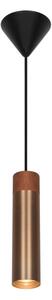 Nordlux - Lampadario su cavo TILO 1xGU10/15W/230V ottone