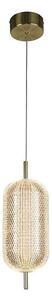 Searchlight 28803SB - Lampada a sospensione con cavo LED CAPSULE/19W/230V