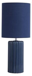 Searchlight EU22353AZ - GROOVE lampada da tavolo 1xE14/60W/230V blu