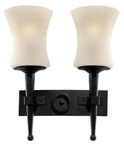 Searchlight 0812-2BK - CARTWHEEL Applique 2xE27/60W/230V