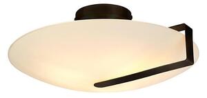 Searchlight 73990-3BK - SUNDIAL Lampada da soffitto a 3 luci 3xE27/40W/230V nera