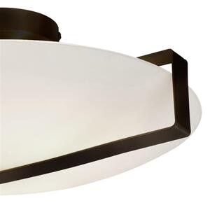 Searchlight 73990-3BK - SUNDIAL Lampada da soffitto a 3 luci 3xE27/40W/230V nera
