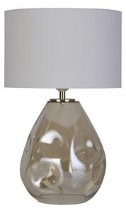 Searchlight EU65420CP - Lampada da tavolo DEVON 1xE27/60W/230V Grigio/Fumé