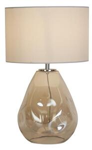 Searchlight EU65420CP - Lampada da tavolo DEVON 1xE27/60W/230V Grigio/Fumé