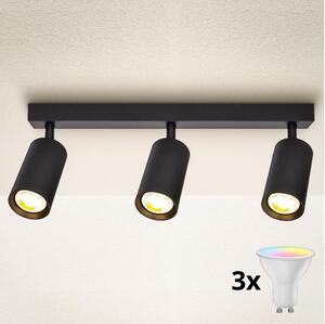 Brilagi - Faretto LED dimmerabile SELE 3xGU10/4,8W/230V nero