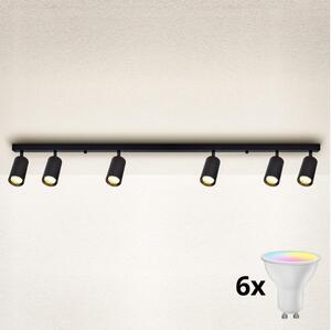 Brilagi - Faretto LED dimmerabile SELE 6xGU10/6,5W/230V nero