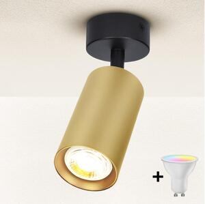 Brilagi - Faretto LED dimmerabile SELE GOLDEN 1xGU10/4,8W/230V nero/oro