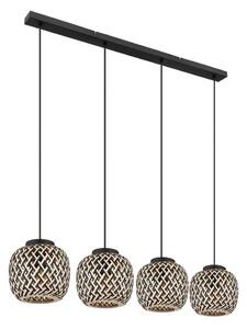 Globo 15766-4H - Lampadario a sospensione con filo COLLY 4xE27/15W/230V