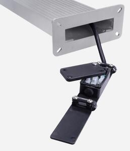 Brilagi - Lampada LED da esterno con sensore RIANO LED/8W/230V argento IP65 80 cm