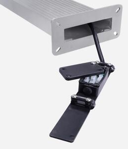 Brilagi - Lampada da esterno RIANO LED/8W/230V argento IP65 80 cm
