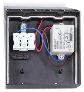 Brilagi - Lampada da parete a LED per esterni con sensore RIANO LED/8W/230V Antracite
