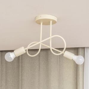 Plafoniera OXFORD 2xE27/15W/230V, colore crema