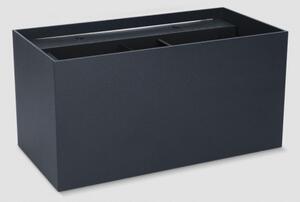 Brilagi - Lampada da parete per esterni DOUBLE CUBE LED, 12W/230V, nera, IP65