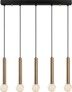 Lampadario a cavo TEMPO 5xE27/40W/230V dorato