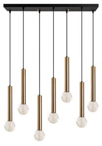 Lampadario a sospensione TEMPO 7xE27/40W/230V, finitura oro