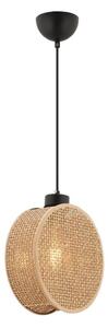 Lampadario a sospensione con cavo DRUM 1xE27/60W/230V marrone