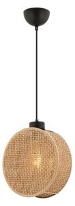 Lampadario a sospensione con cavo DRUM 1xE27/60W/230V marrone