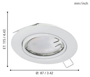Eglo 94239 - Lampada LED da incasso PENETO 1xGU10-LED/5W/230V
