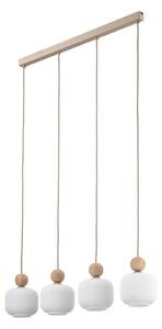 Lampadario a sospensione su cavo BALLO 4xE14/10W/230V beige