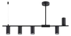 Lampadario con asta URANOS 5xGU10/10W/230V nero