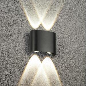 Brilagi - Applique da esterno LED FLAREBOX LED/4W/230V nera IP65