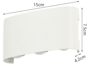 Brilagi - Applique LED da esterno FLAREBOX LED/6W/230V bianco IP65