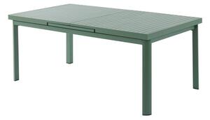 Tavolo da giardino allungabile 180/240 cm in Alluminio Verde acqua - NAURU
