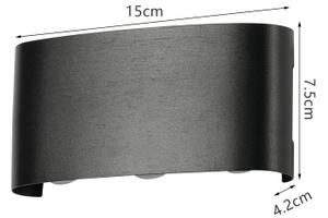 Brilagi - Applique LED da esterno FLAREBOX LED/6W/230V nero IP65