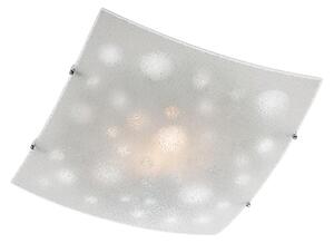 Redo 05-904 - Plafoniera ISIDE 1xE27/42W/230V 30x30 cm trasparente