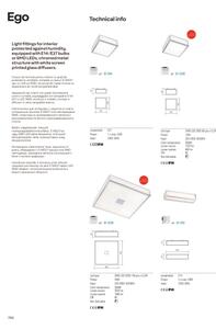 Redo 01-1236 - Plafoniera LED da bagno EGO 12W/230V IP44, cromo lucido