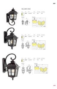 Redo 9648 - Applique da esterno YORK 1xE27/70W/230V IP44 marrone