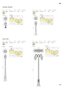 Redo 9652 - Lampada da esterno YORK 1xE27/70W/230V IP44 marrone