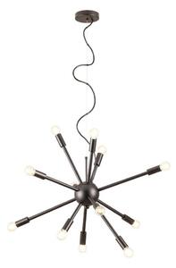Redo 01-2934 - Lampadario sospeso STELLAR su cavo 12xE14/25W/230V, nero