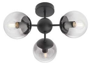 Redo 01-2176 - Lampadario a stelo SEMIA 3xE14/28W/230V nero/fumé