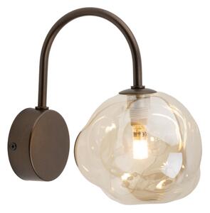 Applique LAVA 1xG9/8W/230V bronzo/fumé beige