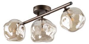 Lampadario a incasso LAVA 3xG9/8W/230V bronzo/fumé beige