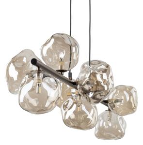 Lampada a sospensione su cavo LAVA 9xG9/8W/230V bronzo/beige fumé